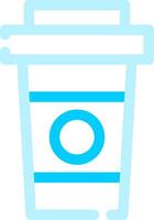 Paper Cup Creative Icon Design vector