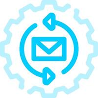 Marketing Automation Creative Icon Design vector