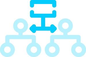 Labeled Hierarchy Creative Icon Design vector