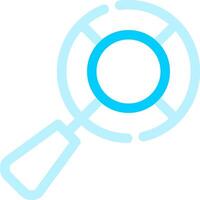 Magnifying Glass Creative Icon Design vector