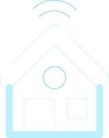 Smart Home Creative Icon Design vector