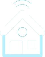 Smart Home Creative Icon Design vector