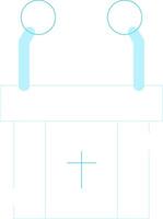 Pulpit Creative Icon Design vector