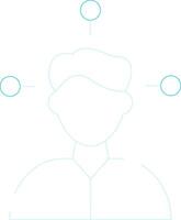 Multi-Tasking Creative Icon Design vector