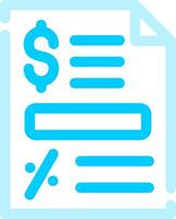 Bill Creative Icon Design vector
