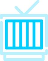 Television Creative Icon Design vector