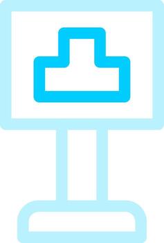 Intersection Creative Icon Design vector