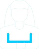 Prayer Creative Icon Design vector
