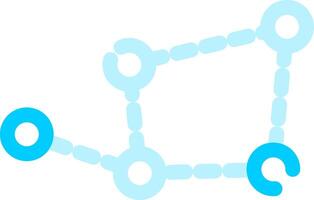 Big Dipper Creative Icon Design vector