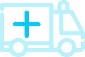 Ambulance Creative Icon Design vector