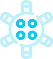 Virus Creative Icon Design vector