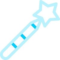 Magic Wand Creative Icon Design vector