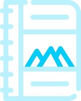 Sketchbook Creative Icon Design vector