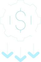 Low Startup Cost Creative Icon Design vector
