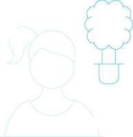 Emotional Intelligence Creative Icon Design vector