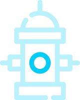 Fire Hydrant Creative Icon Design vector