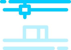 3D Printing Creative Icon Design vector
