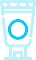 Sunscreen Creative Icon Design vector