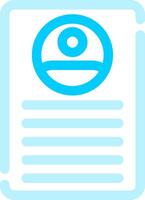 Resume Creative Icon Design vector