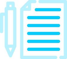 Contract Creative Icon Design vector