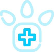 Veterinary Foot Creative Icon Design vector