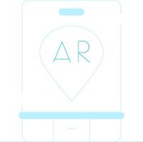 Ar Navigation Creative Icon Design vector