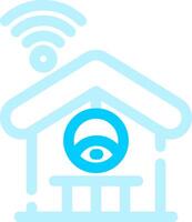 Smart Cctv Creative Icon Design vector