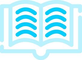 Open Book Creative Icon Design vector