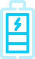 Charging Battery Creative Icon Design vector