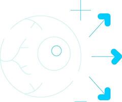 Longsighted Creative Icon Design vector