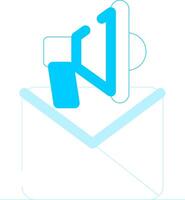 Email Marketing Creative Icon Design vector