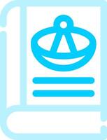 Astronomy Book Creative Icon Design vector