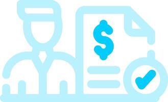 Dealer Invoice Creative Icon Design vector