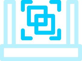 3D Scanner Creative Icon Design vector