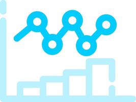 Bar Chart Creative Icon Design vector