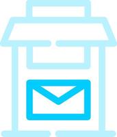 Postbox Creative Icon Design vector