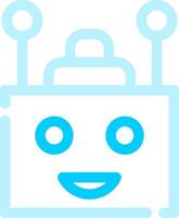 Chatbot Creative Icon Design vector