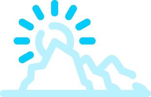 Iceberg Creative Icon Design vector