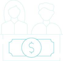 Investor Creative Icon Design vector