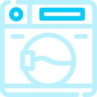 Washing Machine Creative Icon Design vector