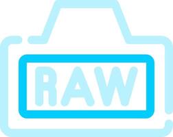Raw Creative Icon Design vector