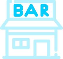 Bar Creative Icon Design vector