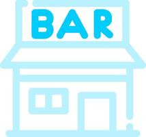 Bar Creative Icon Design vector