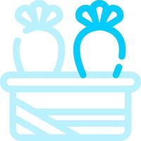 Groceries Delivery Creative Icon Design vector