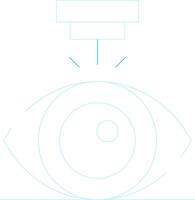 Laser Vision Correction Creative Icon Design vector