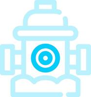 Fire Hydrant Creative Icon Design vector
