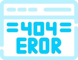 Diseño de icono creativo de error 404 vector