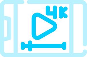 Video Streaming Creative Icon Design vector