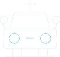 Hearse Creative Icon Design vector