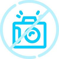 No Camera Creative Icon Design vector